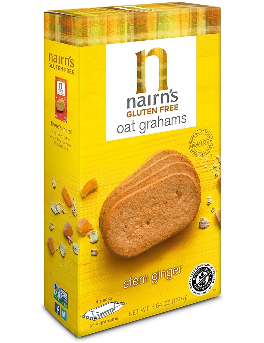 Nairn's Oatmeal Ginger Cookie Gluten Free (12x5.64Oz)