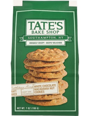 Tate's Bake Shop Macadma WhtChocolate Cookie (12x7OZ )