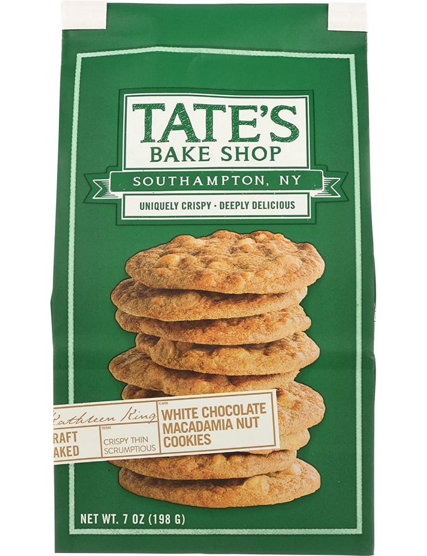 Tate's Bake Shop Macadma WhtChocolate Cookie (12x7OZ )