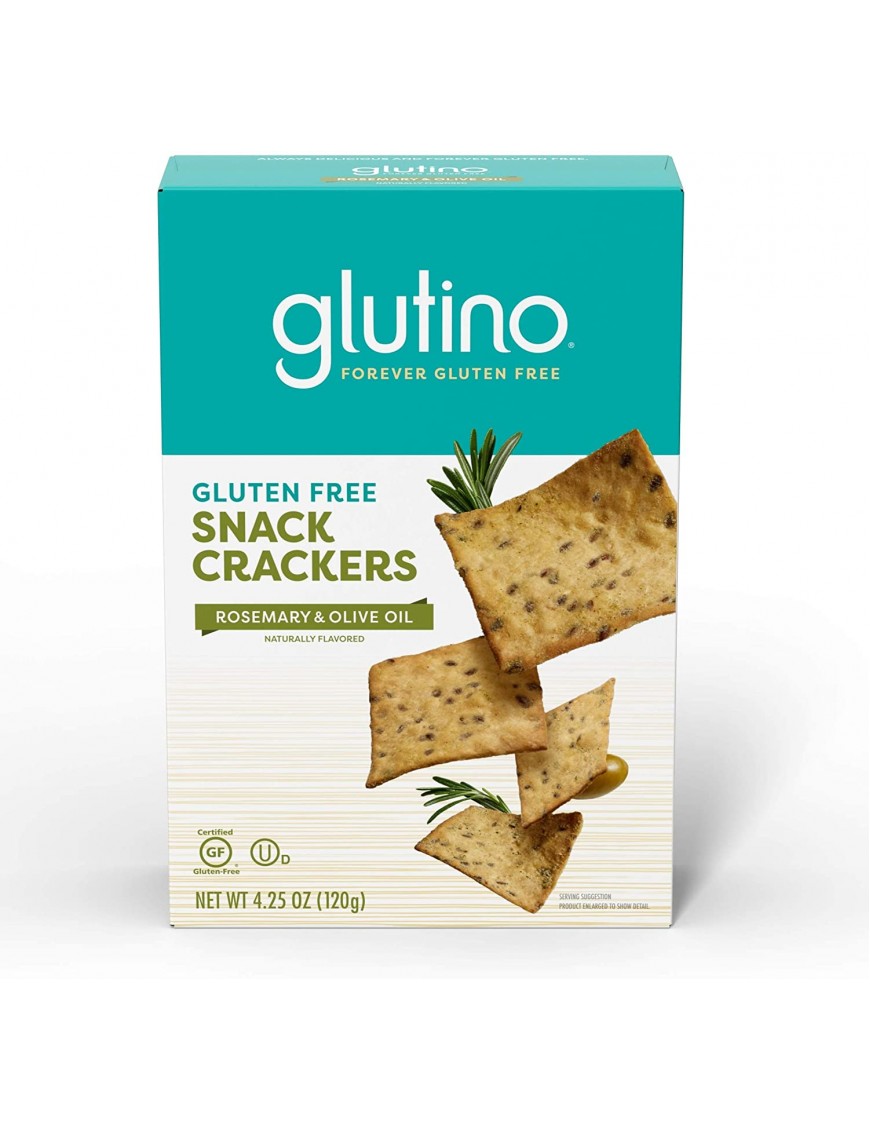 Glutino Rosemary & Olive Oil Crackers (6x4.25 Oz)