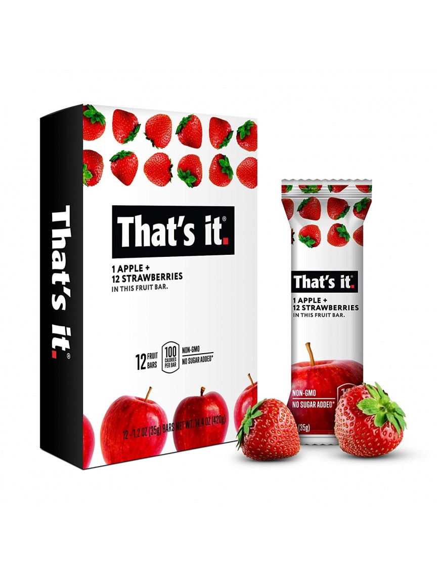 Thats It Apple StrawberryBar (12x1.2Oz)
