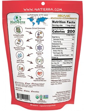 Nature's All Foods Frz Dr Bn/Str Ft (12x1.8OZ )