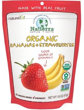 Nature's All Foods Frz Dr Bn/Str Ft (12x1.8OZ )