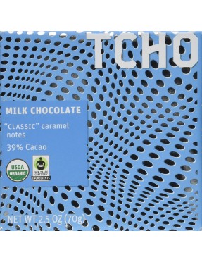 Tcho Classic Milk Chocolate Bar (12x2.5 OZ)