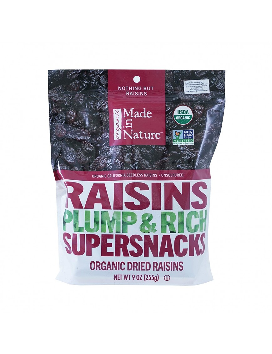 Made in Nature Organic Raisins (12x9 OZ)