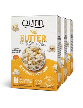 Quinn Btr/Sea Salt Popcorn (6x6.9OZ )