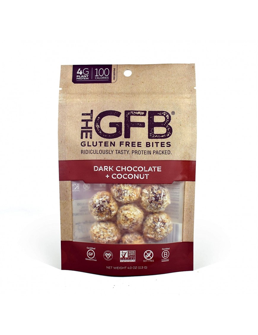 The GFB Dark Choc Coconut Bite Gluten Free (6x4Oz)