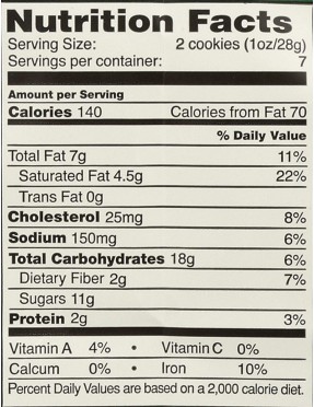 Tate's Bake Shop Ww Dark Chocolate Cookie (12x7OZ )