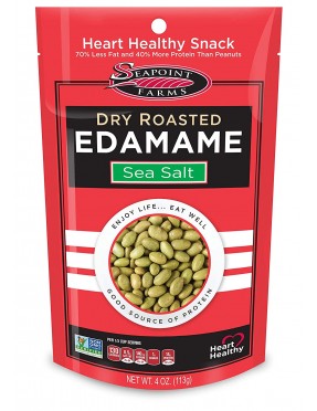 Seapoint Farms Light Salt Dry Roasted Edamame (12x4 Oz)