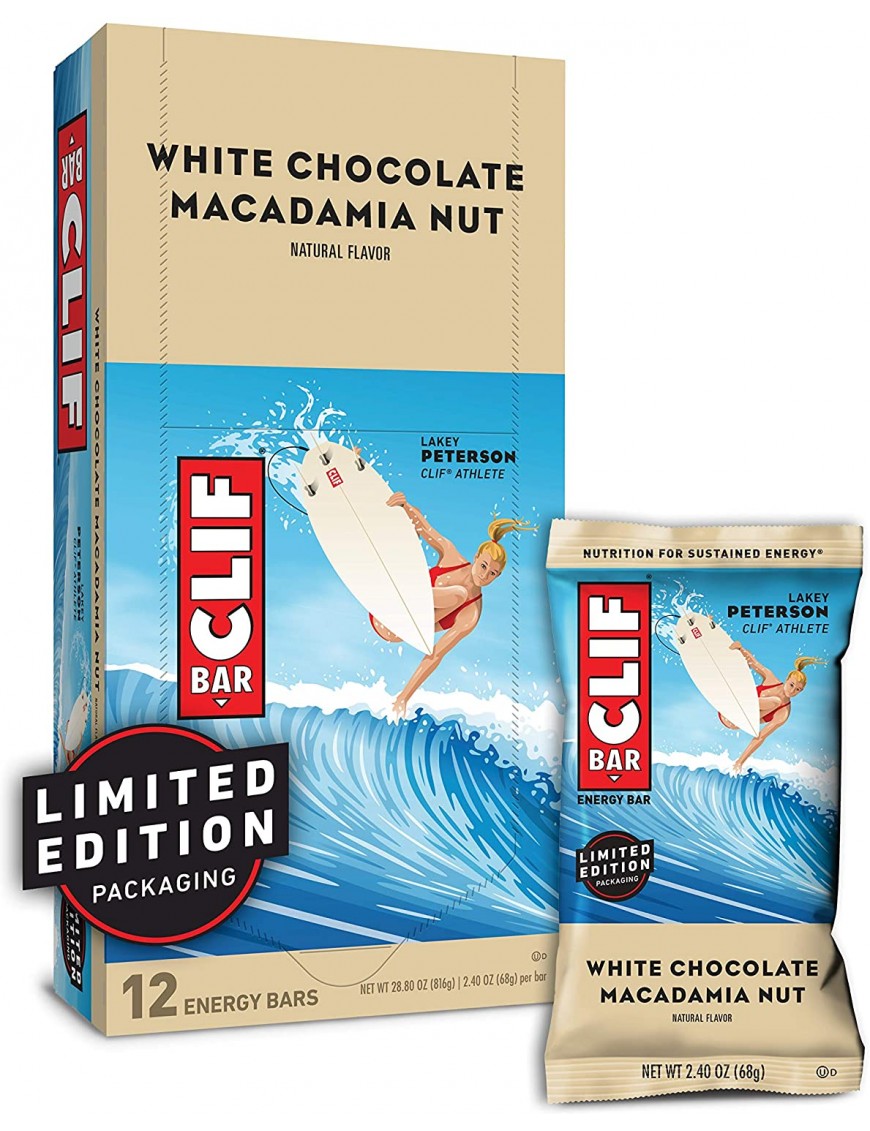 Clif Bar Org White Choc Macadamia Clif Bar Bar (12x2.4 Oz)