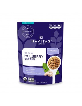 Navitas Naturals Organic White Mulberries (12x8 OZ)