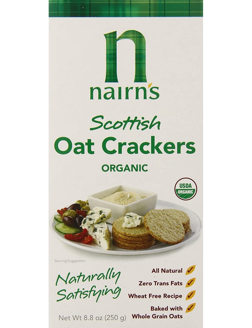 Nairn's Organic Oat Cake Crackers (12x8.8Oz)