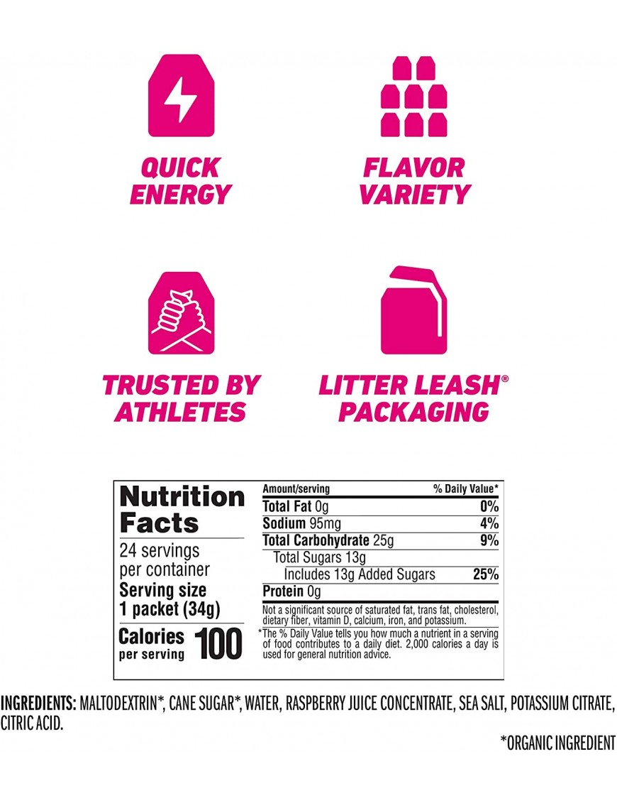 Clif Bar Razz Clif Bar Shot (24x1.2 Oz)
