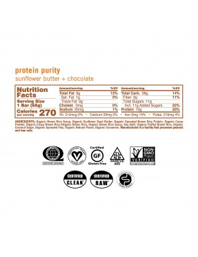 Go Macro Sunflower Butter And Chocolate Macrobar (12x2.3 OZ)