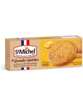 St Michel La Grande Galette Salted Butter Cookies (12x5.29 OZ)