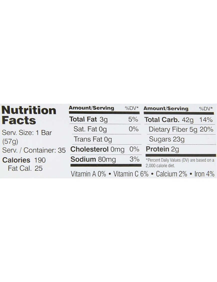 Betty Lou's Apple Cinnamon Fruit Bars (12x2 Oz)