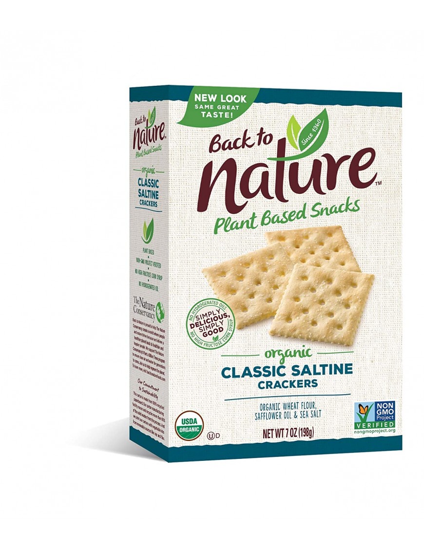 Back To Nature Organic Classic Saltine Crackers (6x7 OZ)