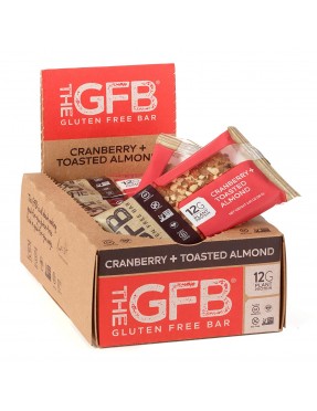 The GFB Cranberry Toasted Almond Bar Gluten Free (12x2.05Oz)