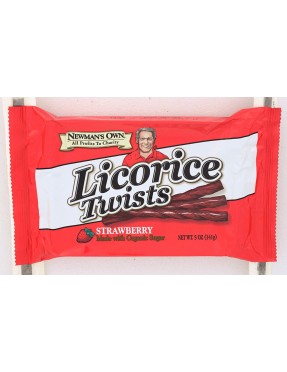 Newman's Own Organics Strawberry Licorice Twists (15x5Oz)