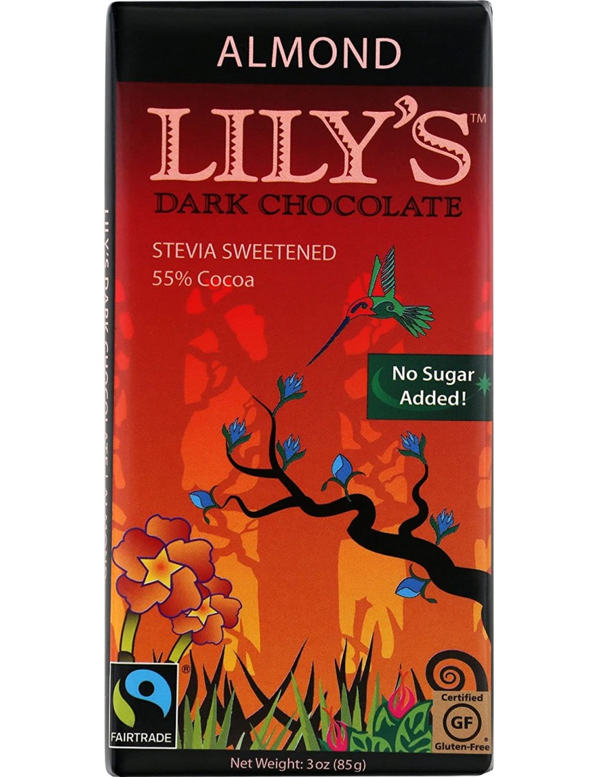 Lily's Almond Dark Chocolate (12x3 Oz)