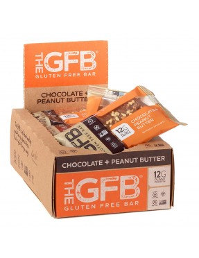 The GFB Choc Peanut Butter Bar Gluten Free (12x2.05Oz)
