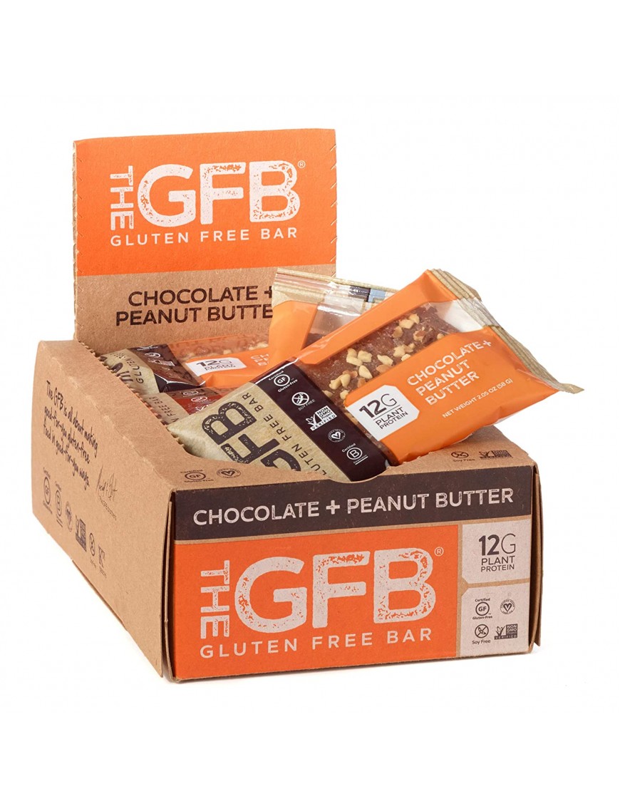 The GFB Choc Peanut Butter Bar Gluten Free (12x2.05Oz)