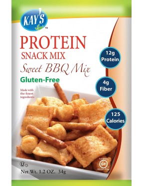 Kay's Naturals Protein Snack Mix Sweet Barbeque (6 Pack) 1.2 Oz