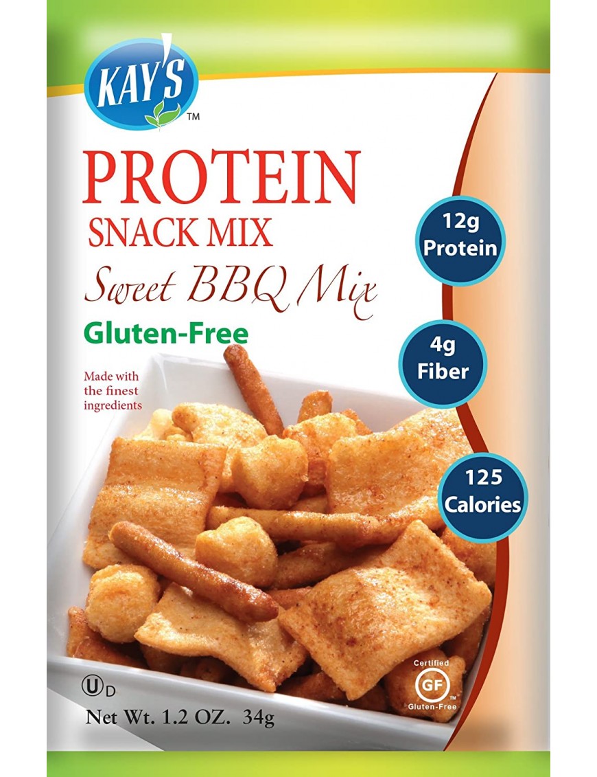 Kay's Naturals Protein Snack Mix Sweet Barbeque (6 Pack) 1.2 Oz