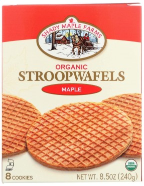 Shady Maple Farms Organic Maple Waffle Cookie (8x8.5 Oz)