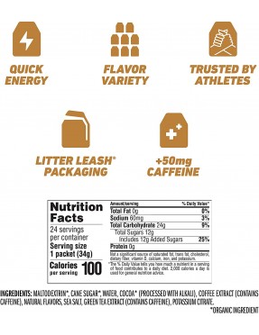 Clif Bar Mocha Clif Bar Shot (24x1.2 Oz)
