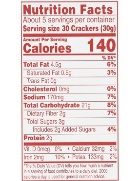 Van's International Foods Multigrain Crackers (6x5OZ )