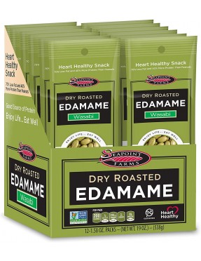 Seapoint Farms Dry Roasted Edm Wasabi (12x1.58OZ )