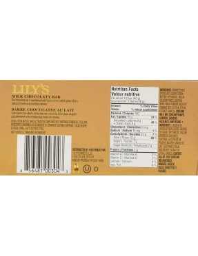 Lily's Sweets Creamy Milk Chocolate, 40% (12x3 OZ)