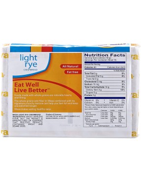 Wasa Light Rye Crispbread (12x8.8 Oz)
