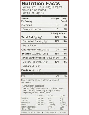 Golden Fluff Popcorn Microwave (12x9OZ )