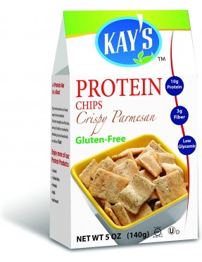 Kay's Naturals Better Balance Protein Chips Crispy Parmesan (6 Pack) 5 Oz