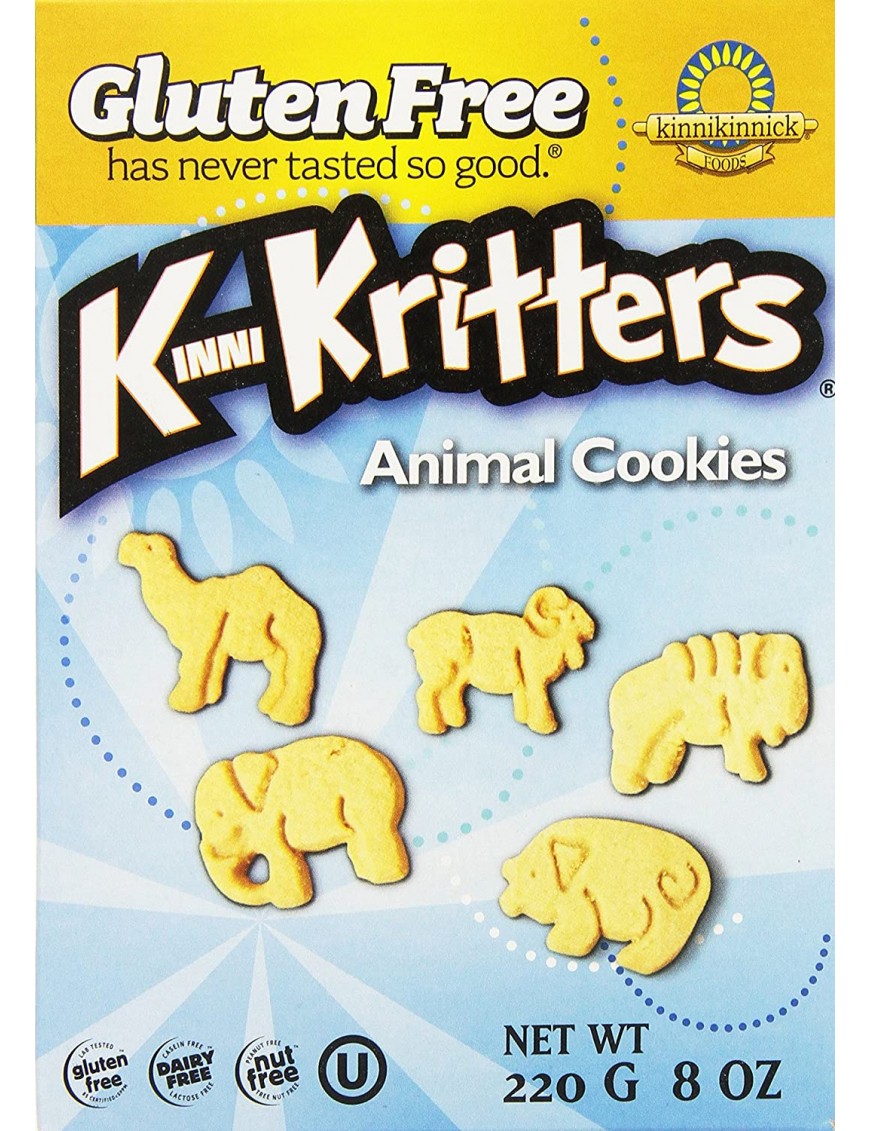 Kinnikinnick Animal Cookies Kinnikrit (6x8 Oz)
