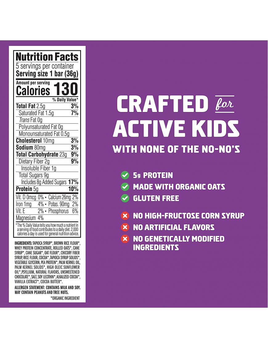 Clif Kid Zbar Protein Chocolate Chip (6x5 PACK)