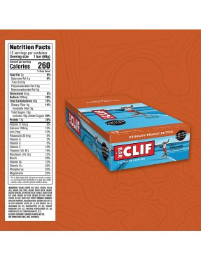 Clif Bar Crunch Peanut Butter Clif Bar Bar (12x2.4 Oz)