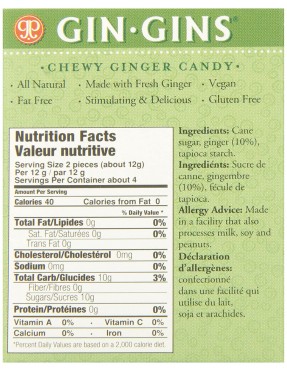 Ginger People Chews Original Chewy Travel Pack (24x1.6 Oz)