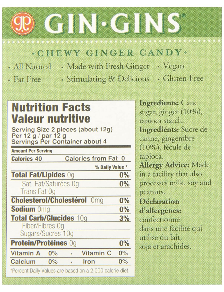 Ginger People Chews Original Chewy Travel Pack (24x1.6 Oz)