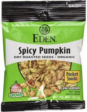 Eden Foods Seeds, Pumpkin, Spicy (12x1 OZ)