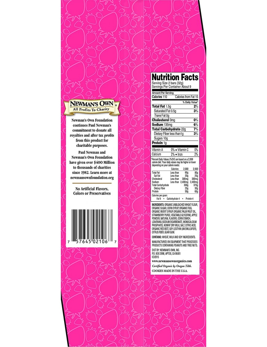 Newman's Own Fig Newmans Strawberry Filled Cookies (6x10 OZ)