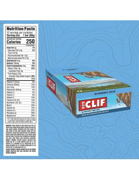 Clif Bar Organic Blueberry Crisp Bar (12x2.4 Oz)