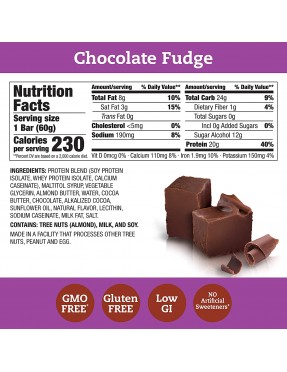 Think Baby Chocolate Fudge Thin Bar (10x2.1 Oz)