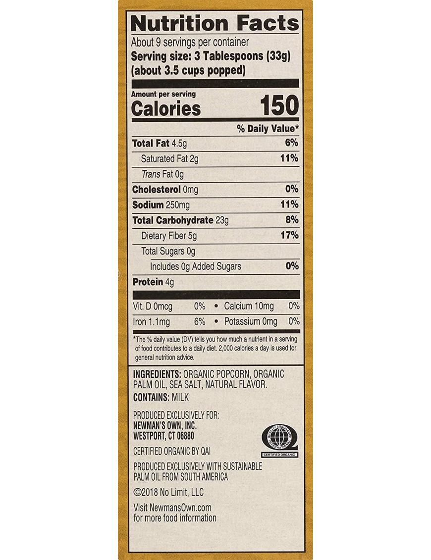 Newman's Own Microwave Butter Popcorn (12x3PK )