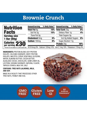 Think Baby Brownie Crunch Thin Bar (10x2.1 Oz)