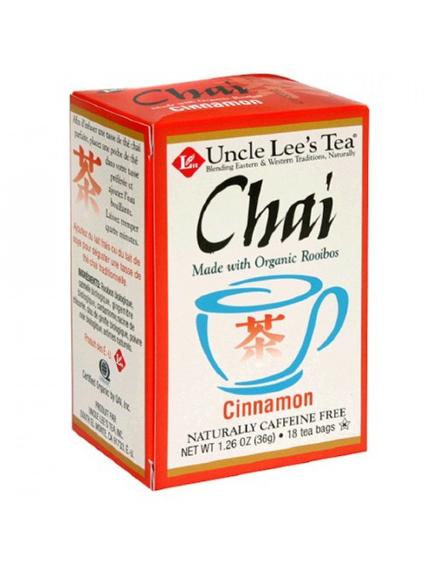 Uncle Lee's Organic Chai Cinnamon (1x18 Tea Bags)