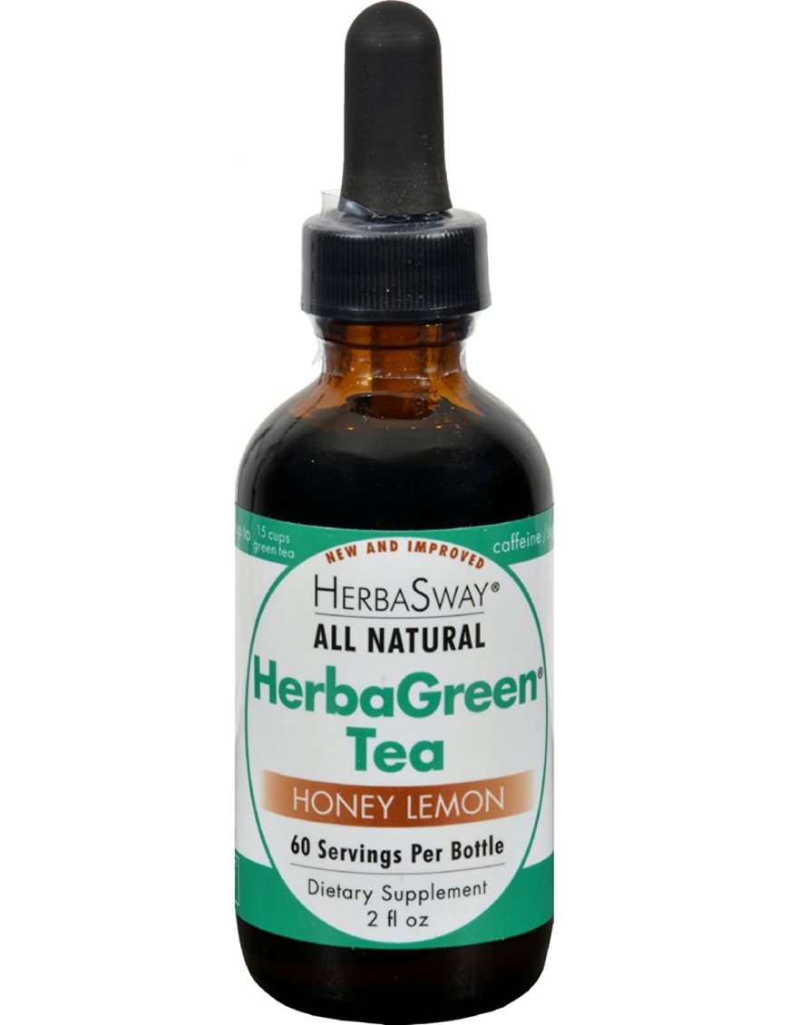 Herbasway Laboratories HerbaGreen Tea Honey Lemon 2 fl Oz