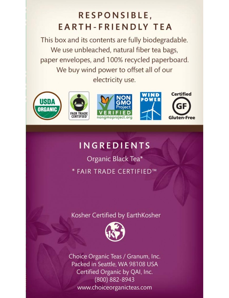 Choice Organic Teas English Breakfast (6x16 Bag)